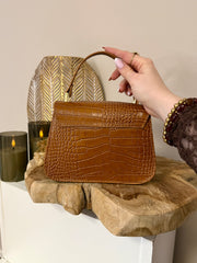 Celestial tote - genuine leather