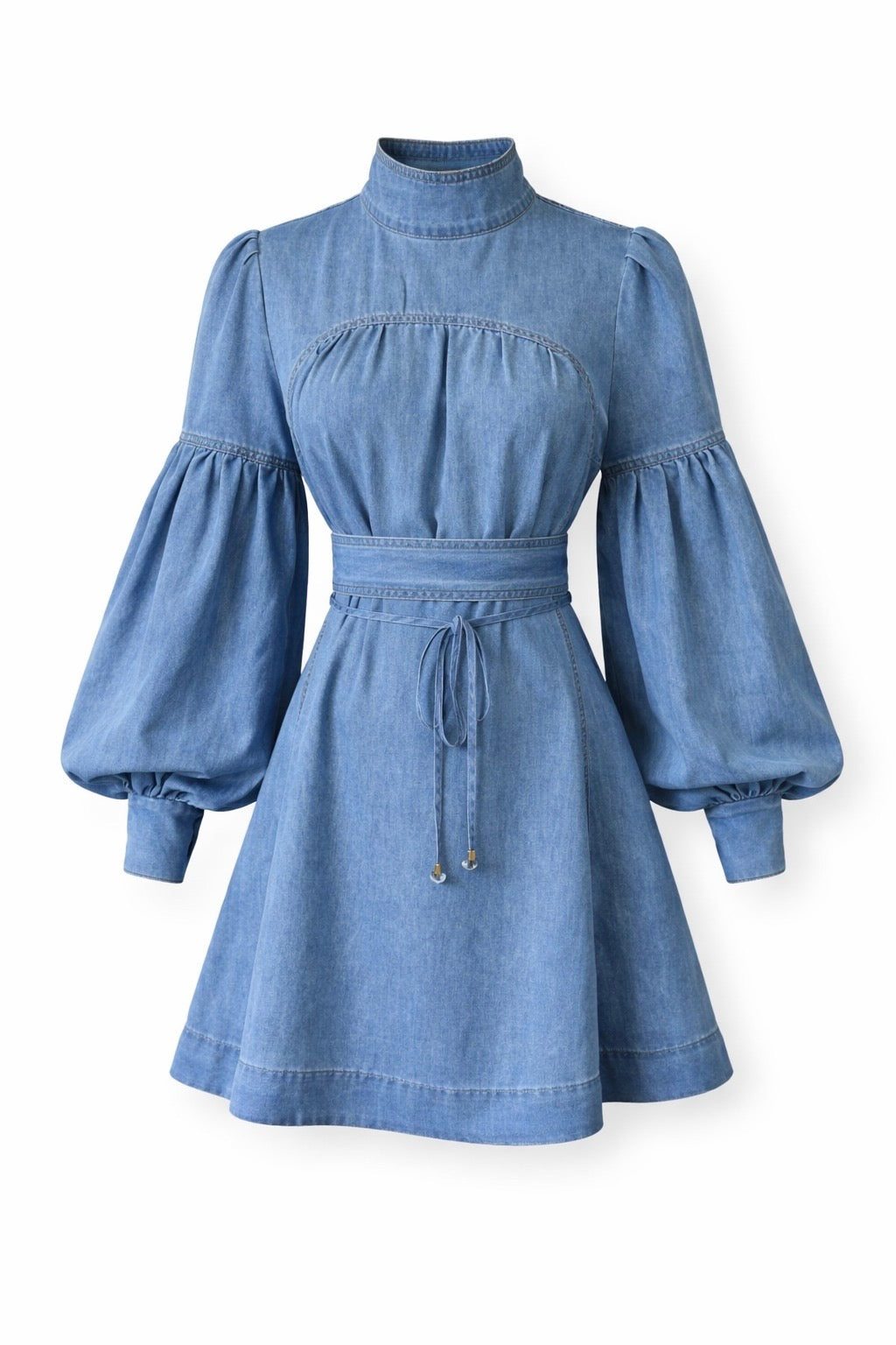 Darling in denim dress