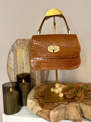 Celestial tote - genuine leather