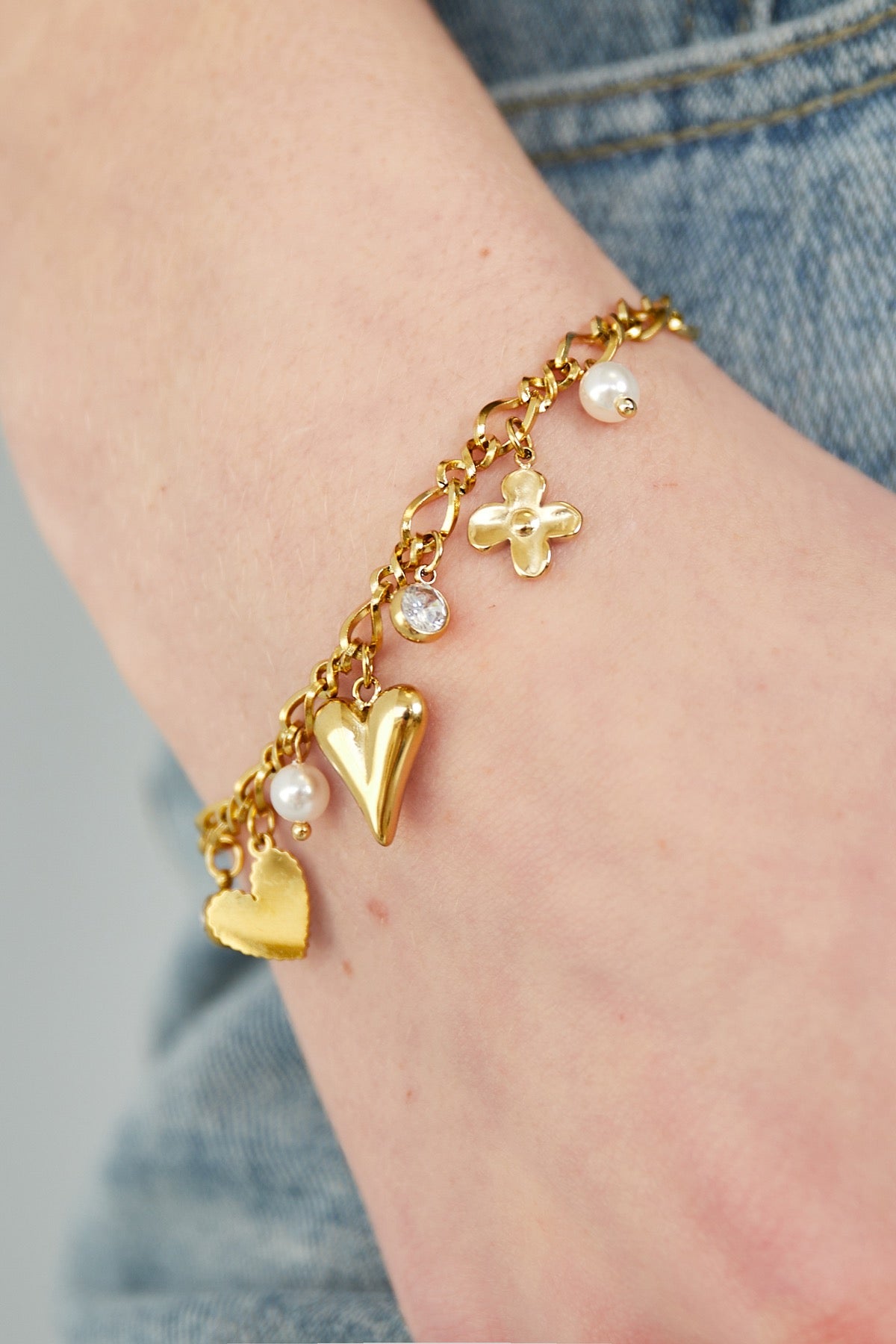 Sparkling love bracelet - premium