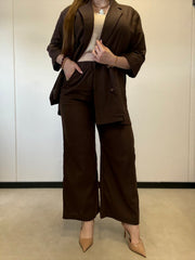 Serene Set | Dark Roast pantalon