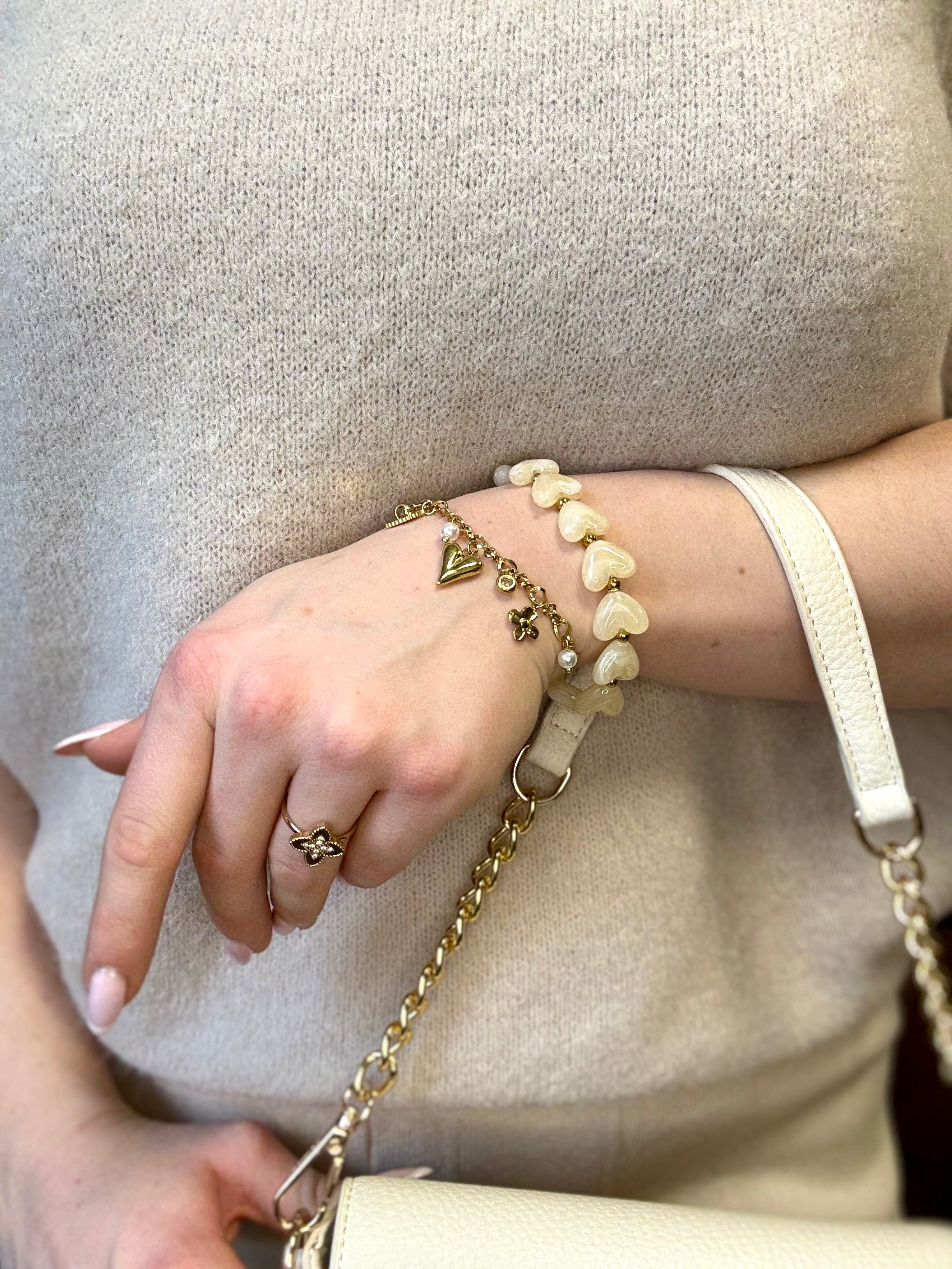 Sparkling love bracelet - premium