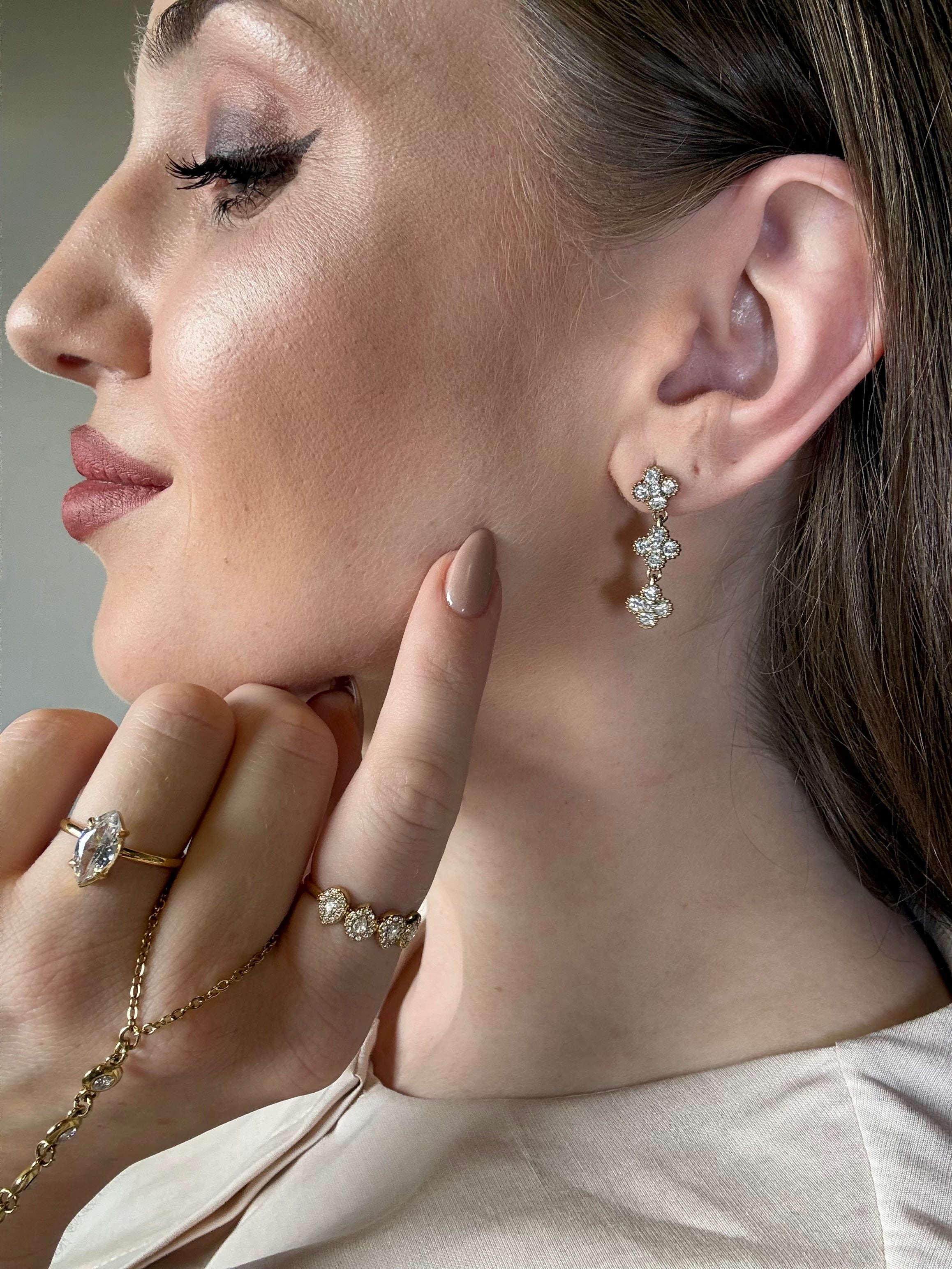 Diamonds Touch - Earrings