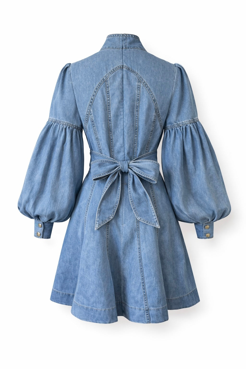Darling in denim dress