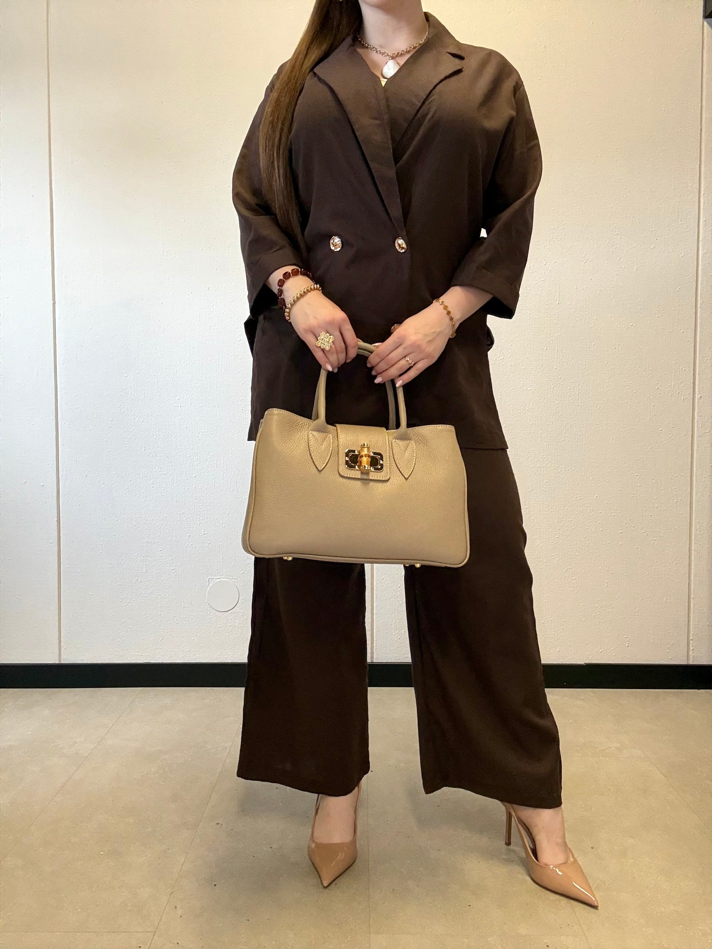 Serene Set | Dark Roast pantalon