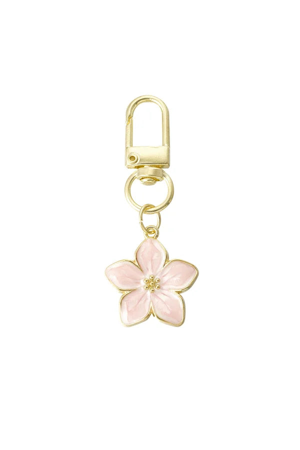 Blossom charm keyring