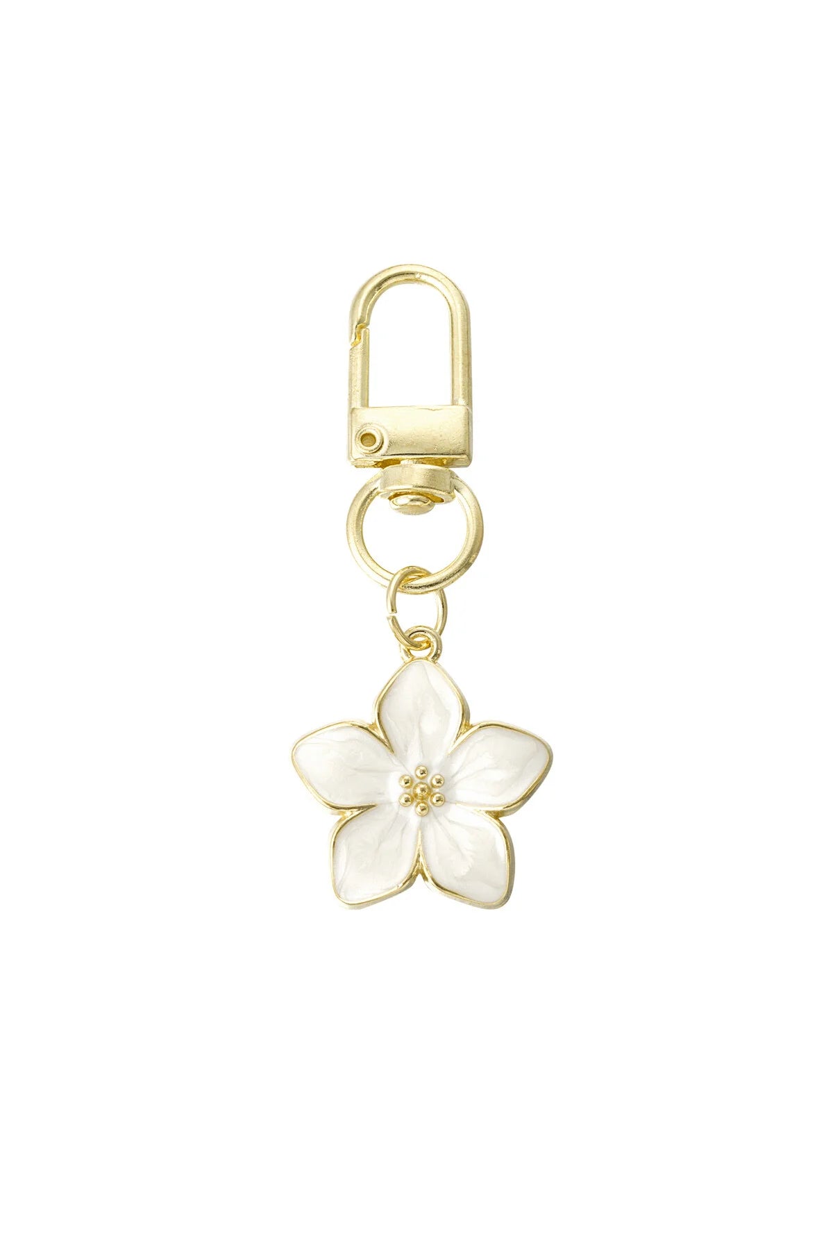 Blossom charm keyring
