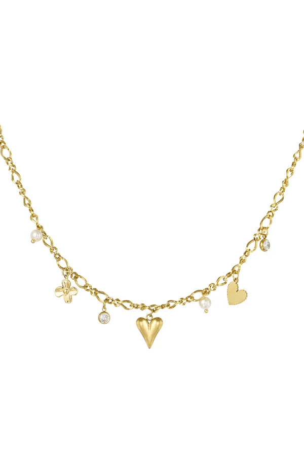 Sparkling love necklace - Premium