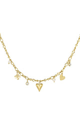 Sparkling love necklace - Premium