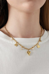Sparkling love necklace - Premium